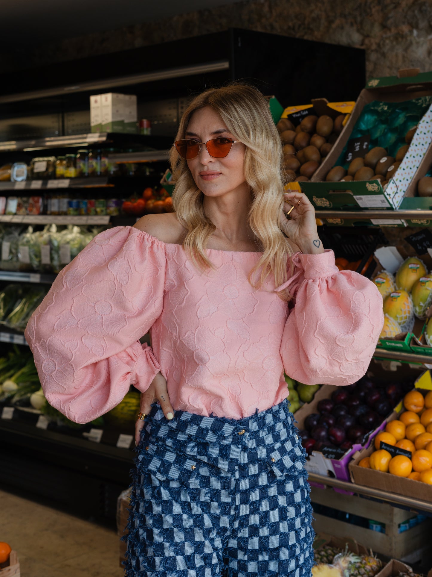 Ignis Peach Blouse