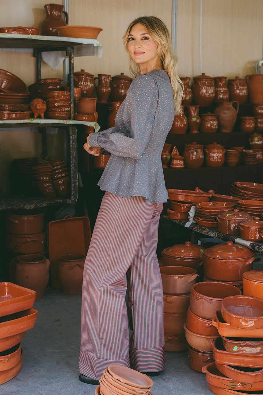 Pulse Trousers Caqui & Terracotta
