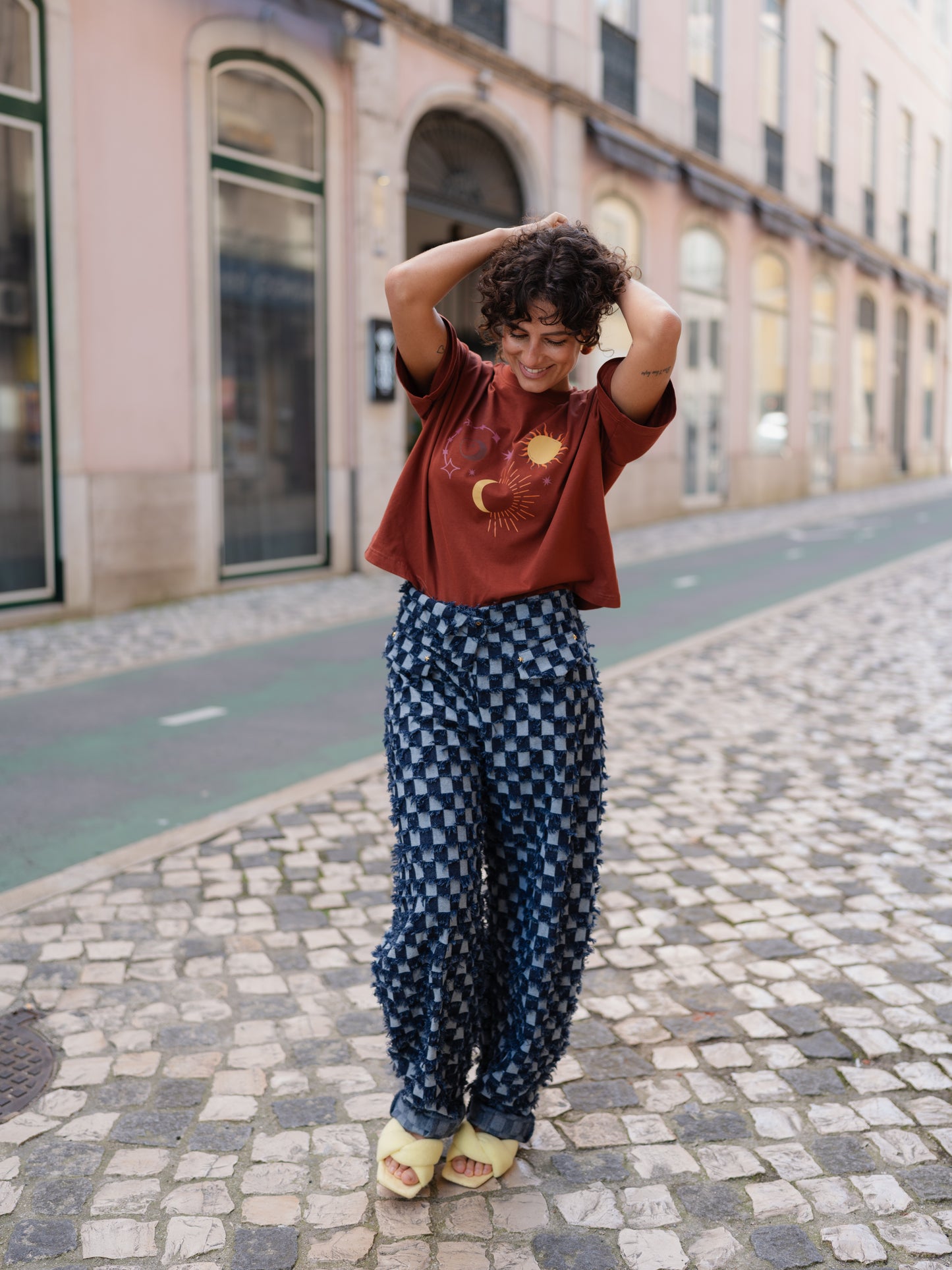 Sundaze Reddish Brown T-shirt