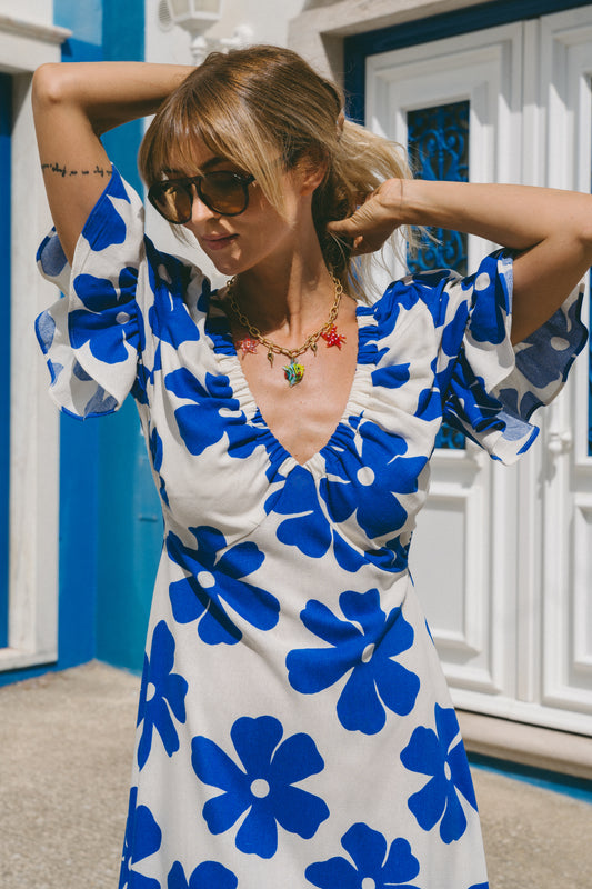 Seabloom Royal Blue Dress