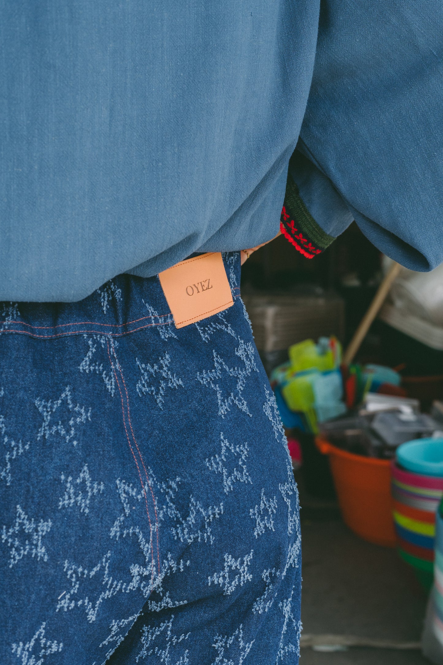 Stellar Blue Denim Trousers