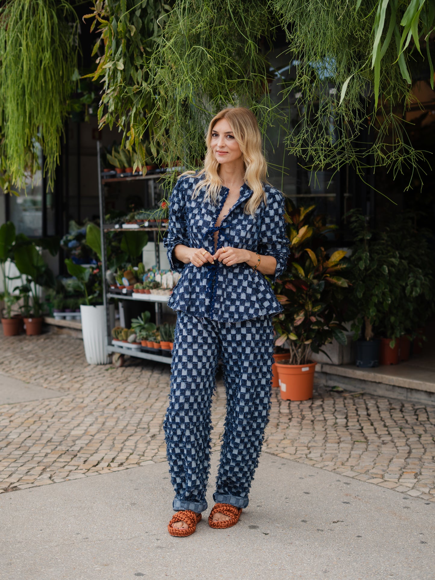 Stellar Indigo Denim Trousers