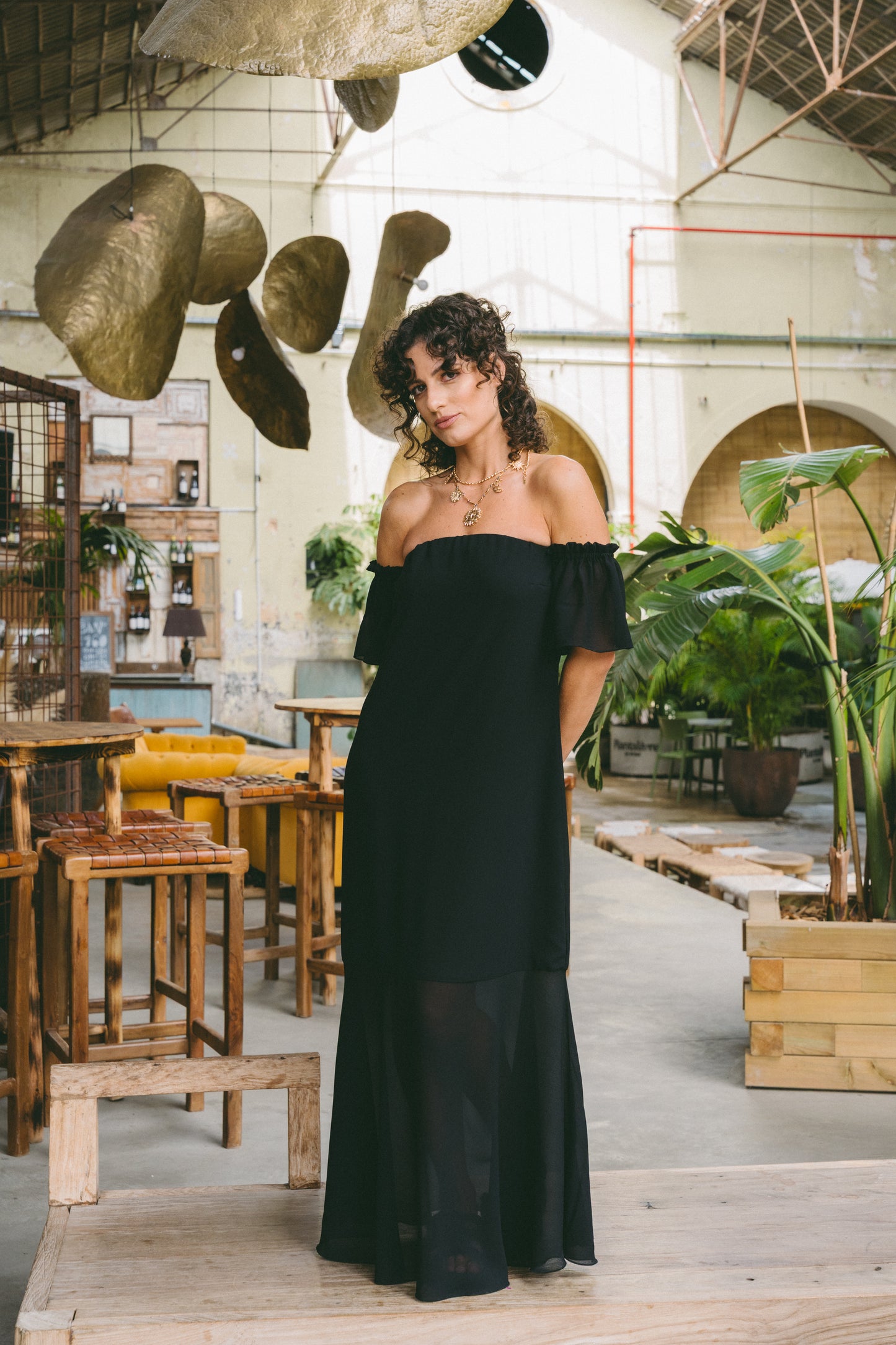 Calisi Black Dress