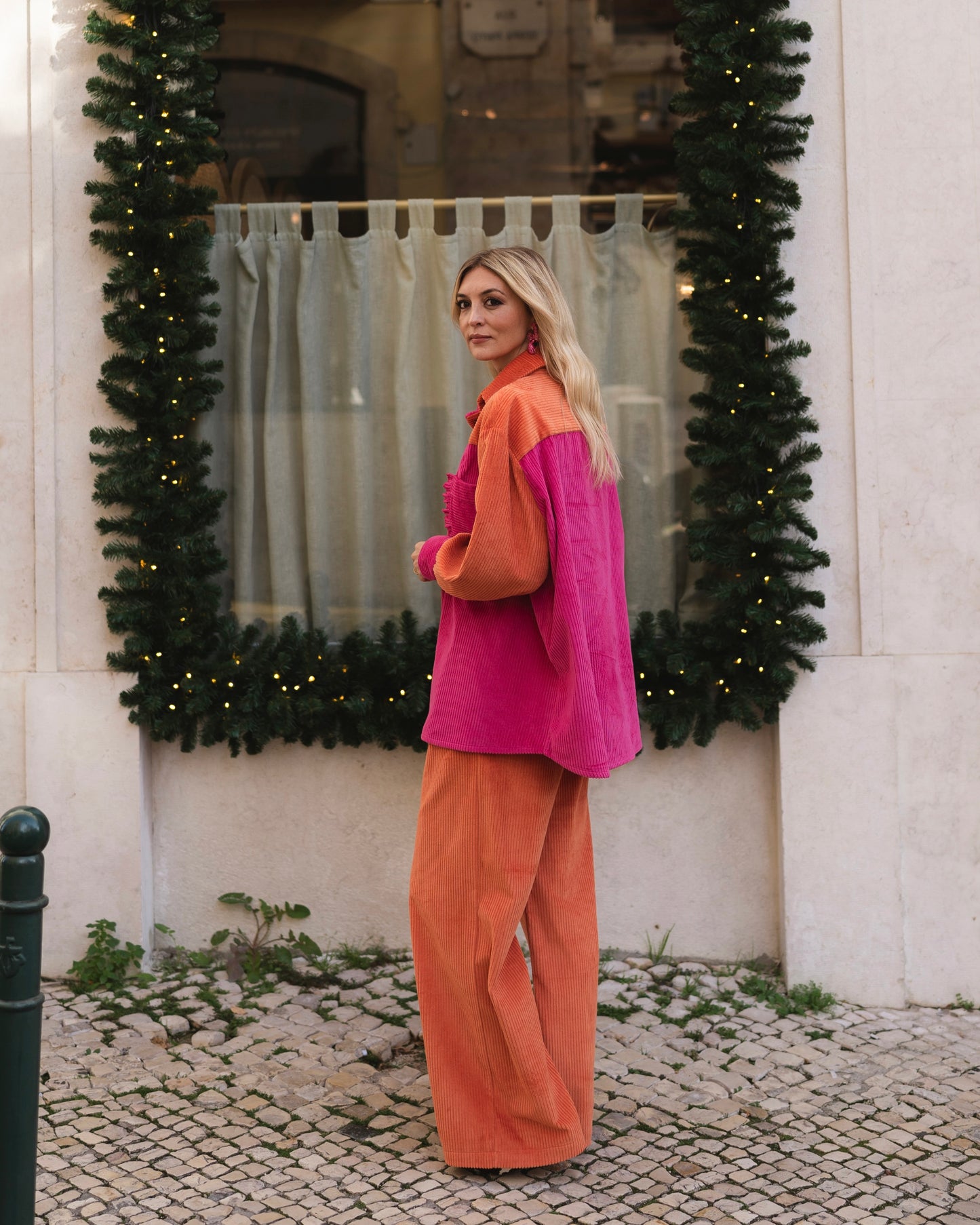 Twinkle Orange and Pink Trousers