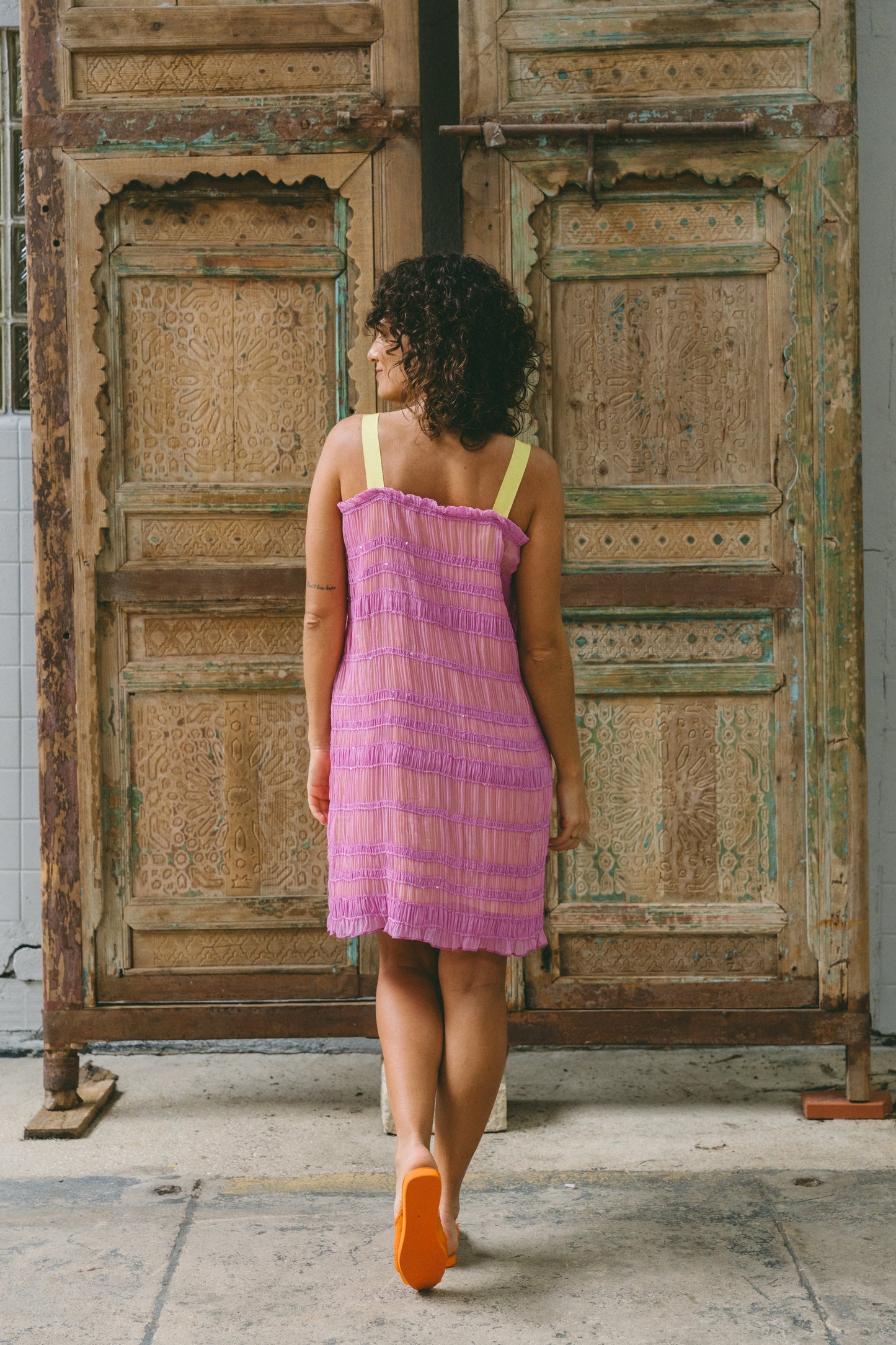 Friday Pink Lime Dress