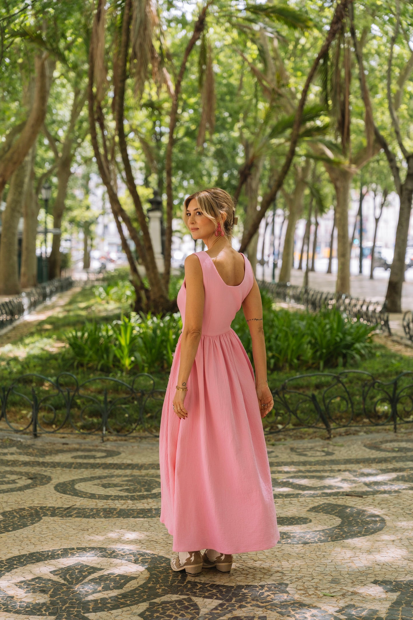 Sunflow Pink Dress