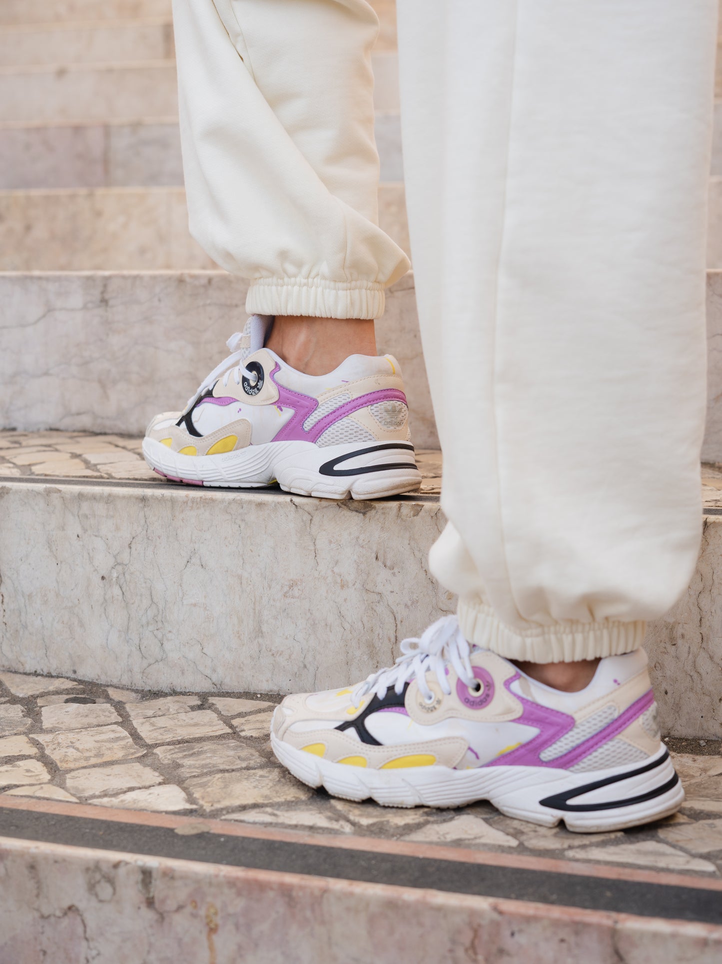 Astra Cream Tracksuit Trousers