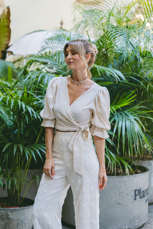 Solera Cream Trousers