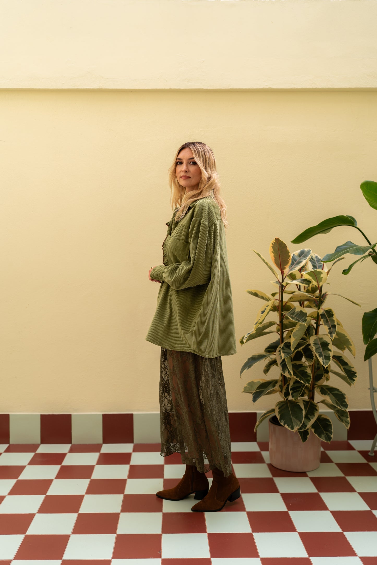 Monday Olive Shirt
