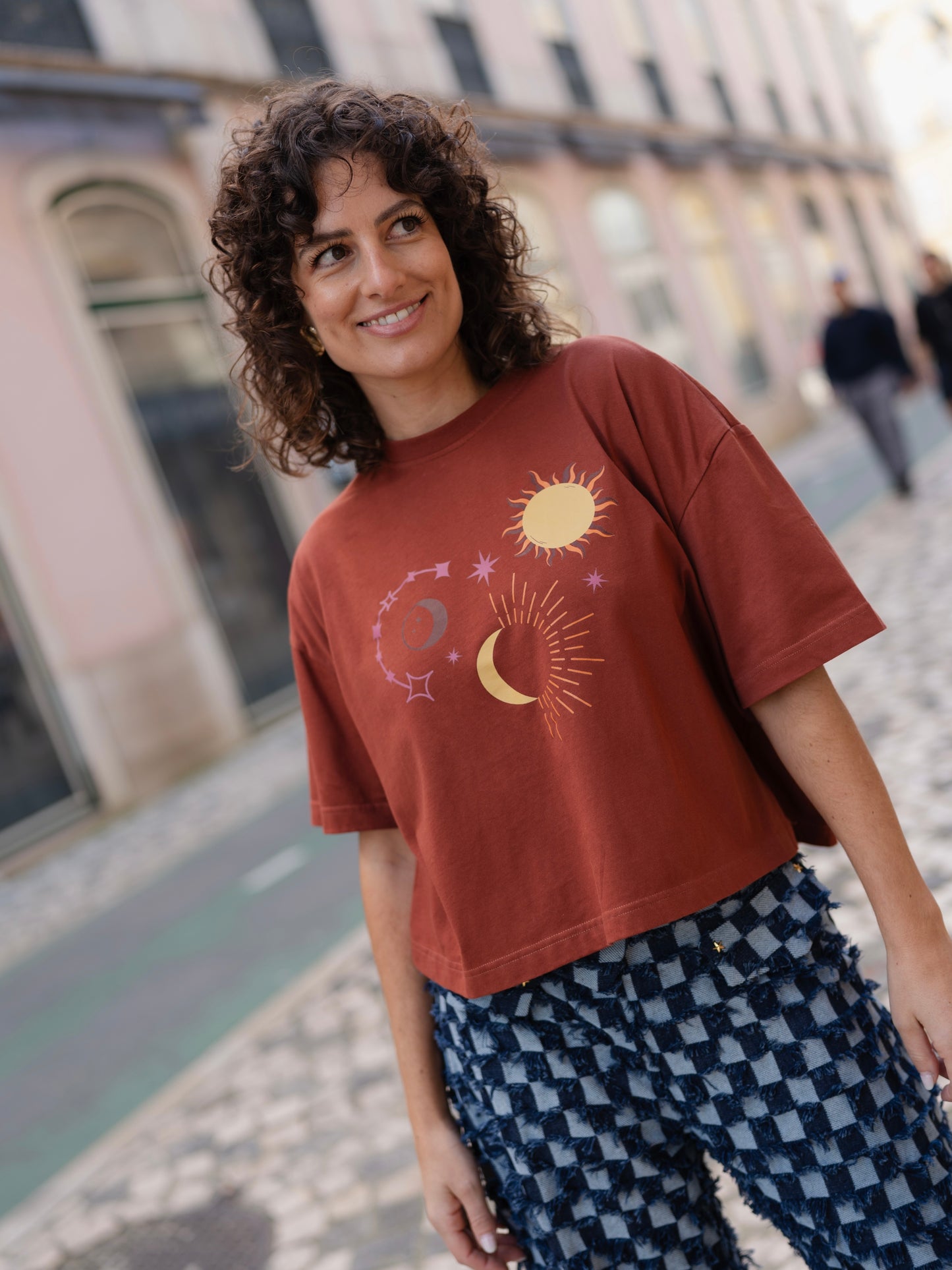 Sundaze Reddish Brown T-shirt