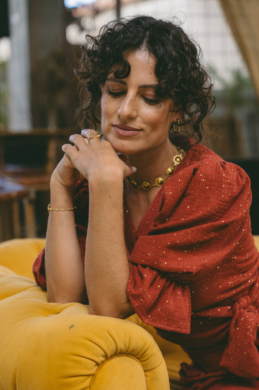 Serenita Terracota Blouse