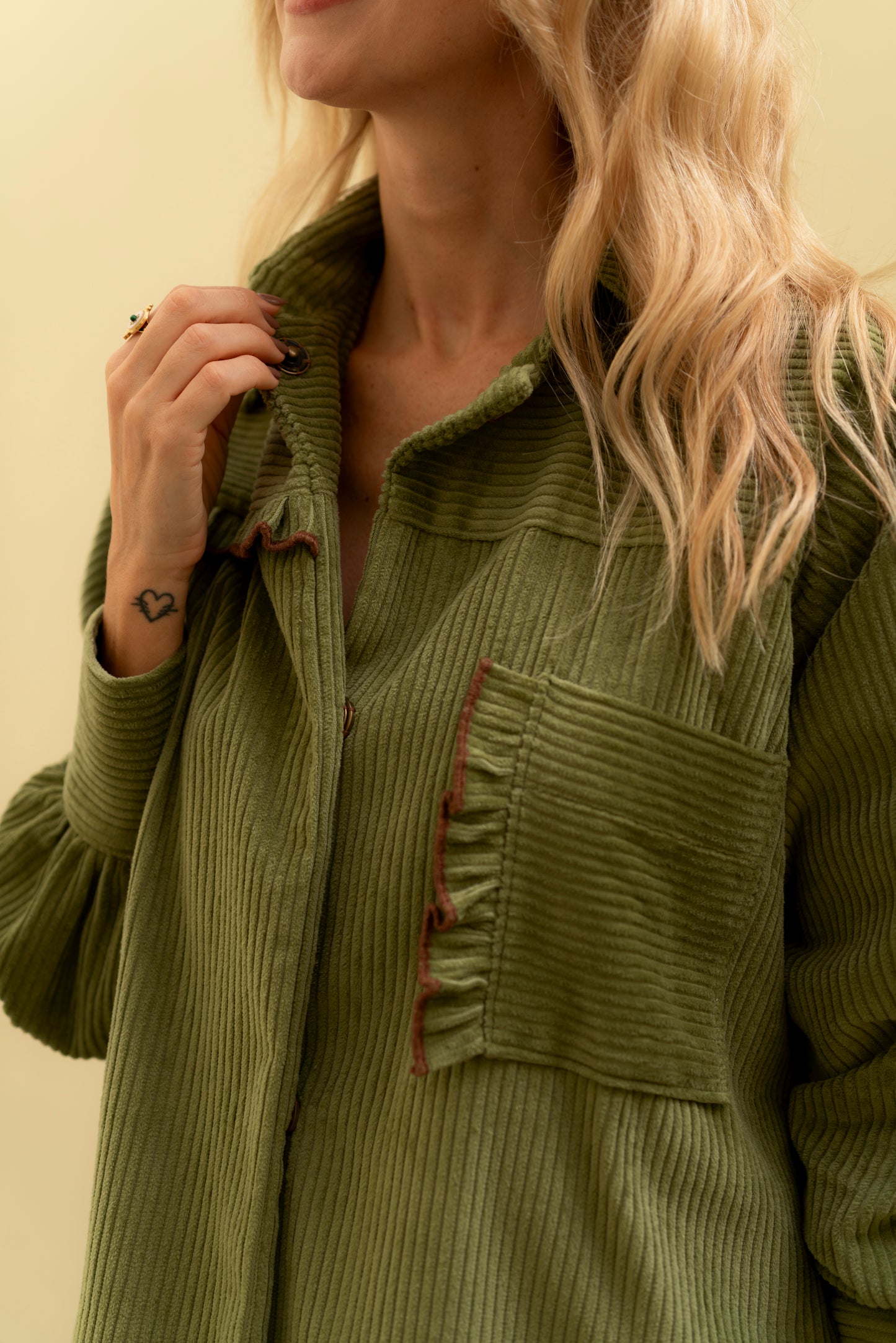 Monday Olive Shirt