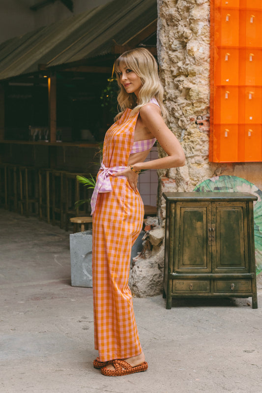 Tuesday Vichy Overalls