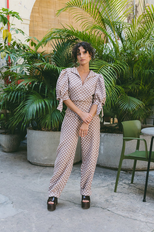 Saturday Latte Jumpsuit