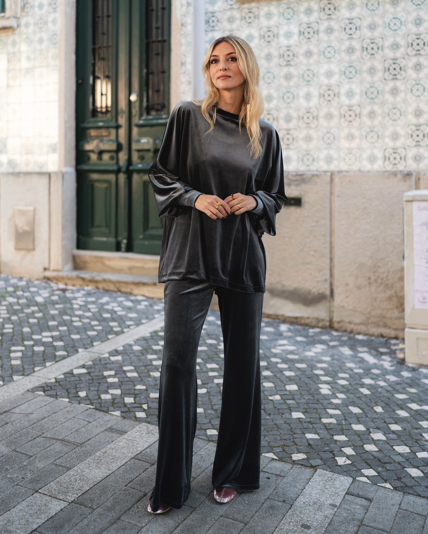 Whisper Grey Trousers