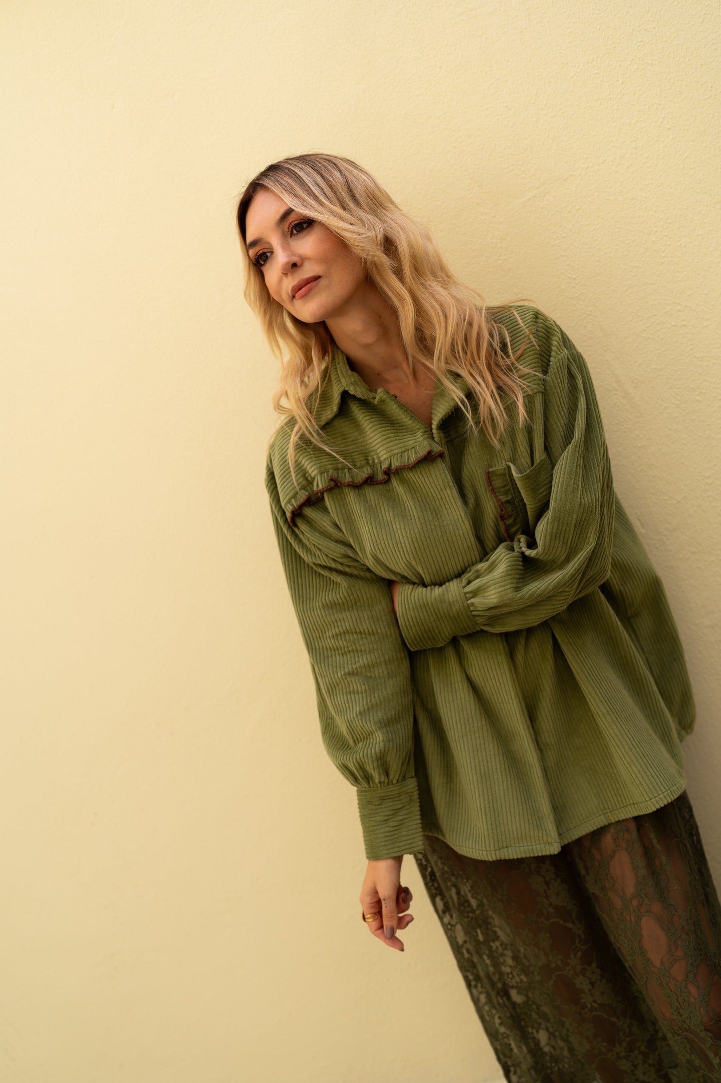Monday Olive Shirt