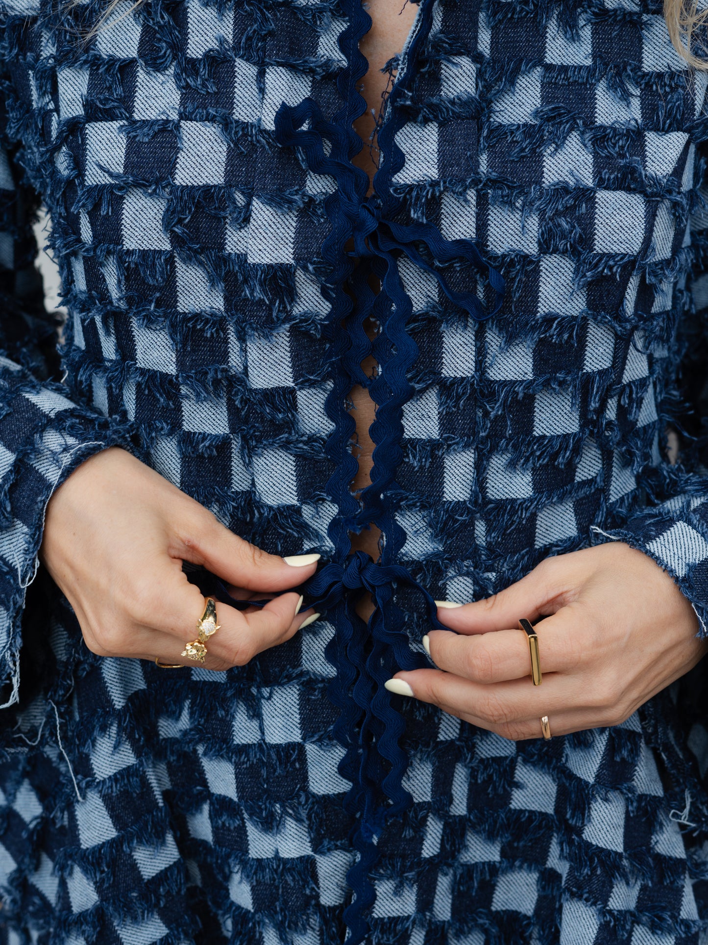 Stellar Indigo Denim Coat
