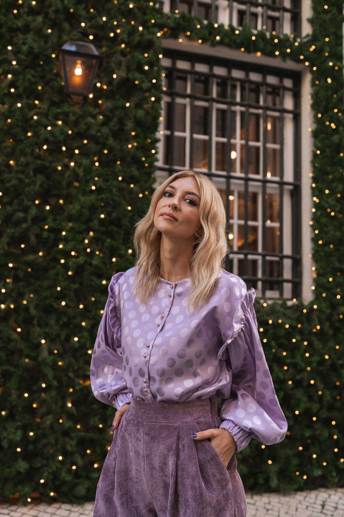 Wednesday Lilac Blouse