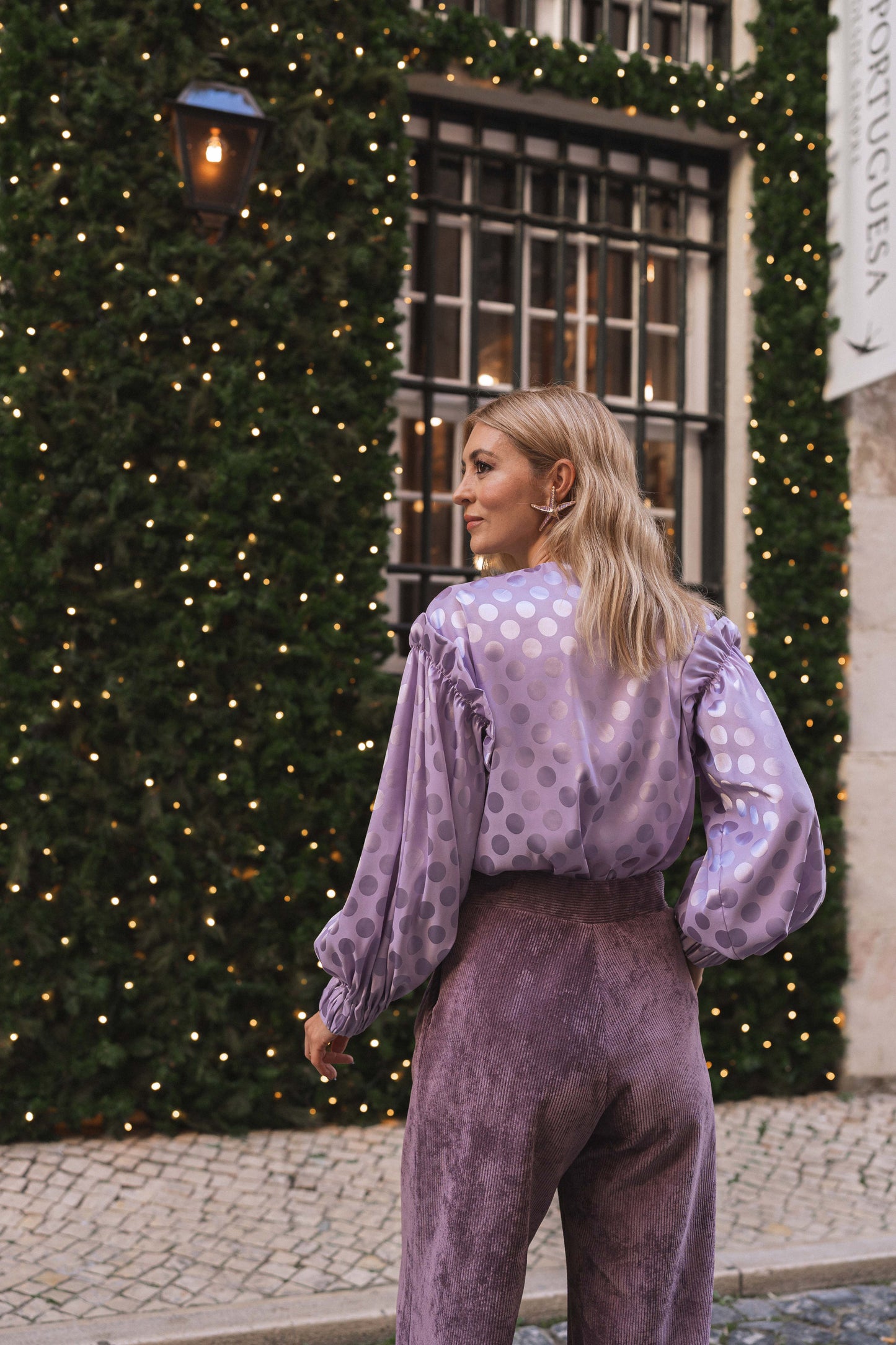 Wednesday Lilac Blouse