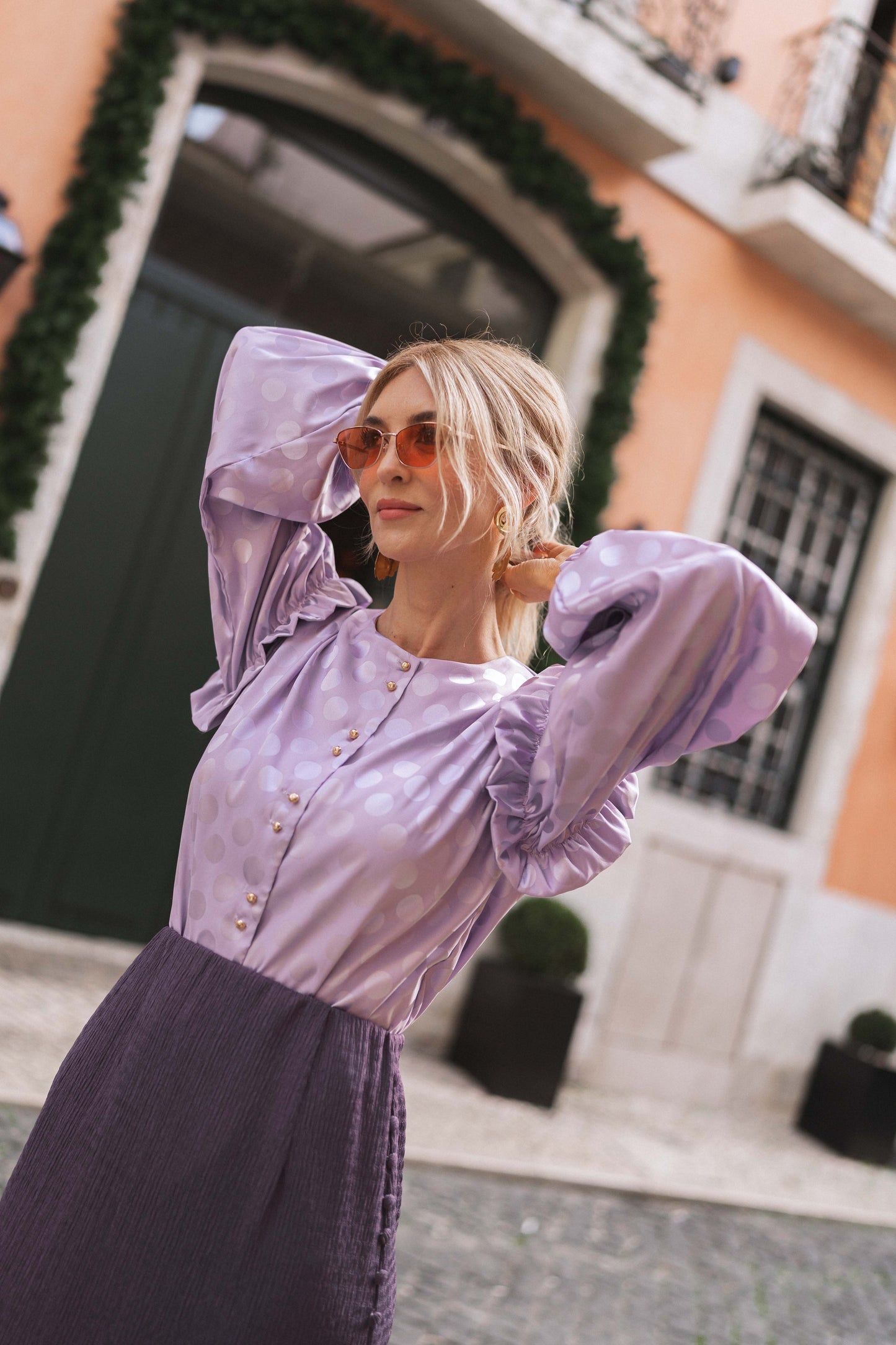 Wednesday Lilac Blouse