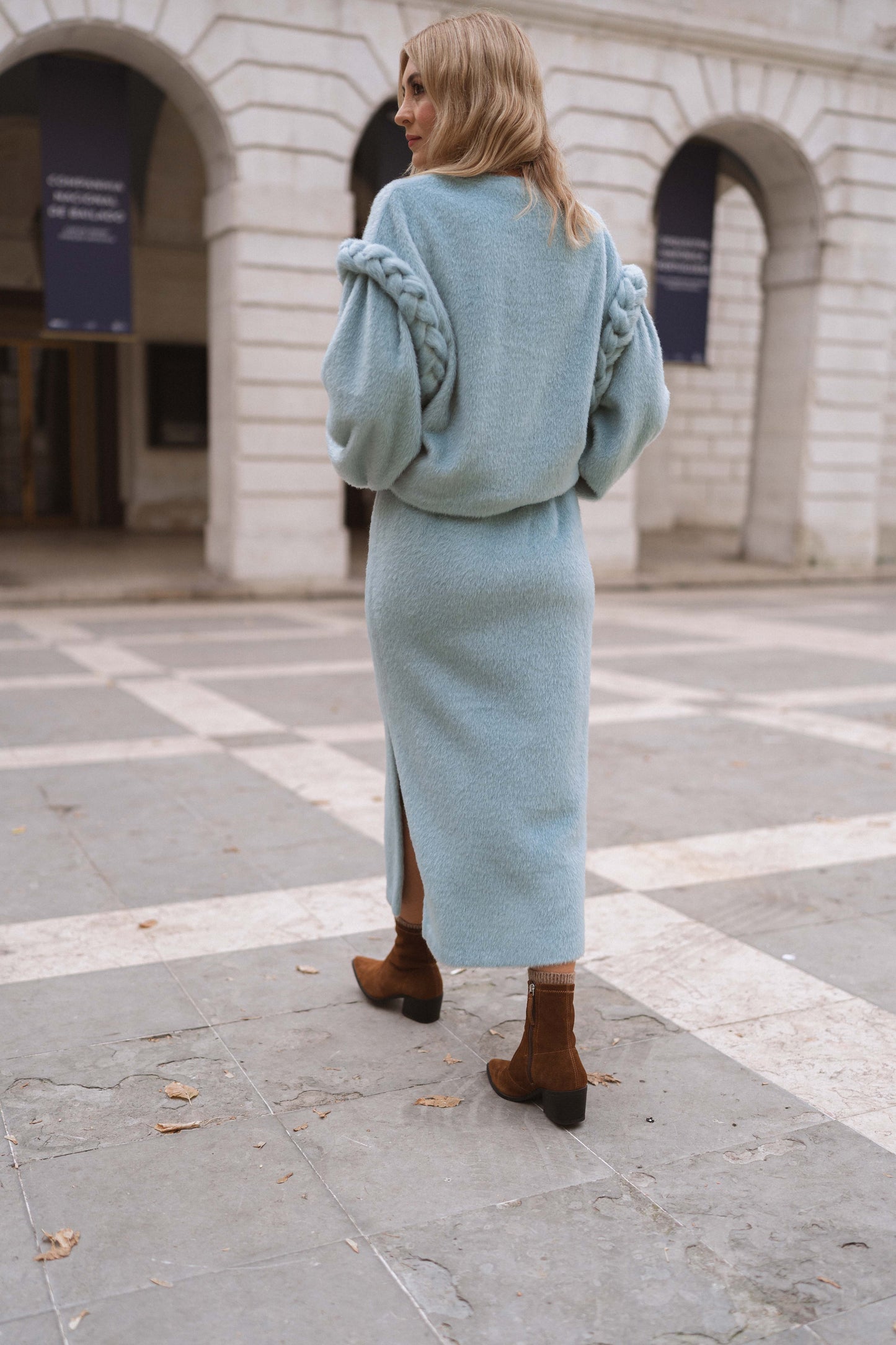 Baby Blue Skirt