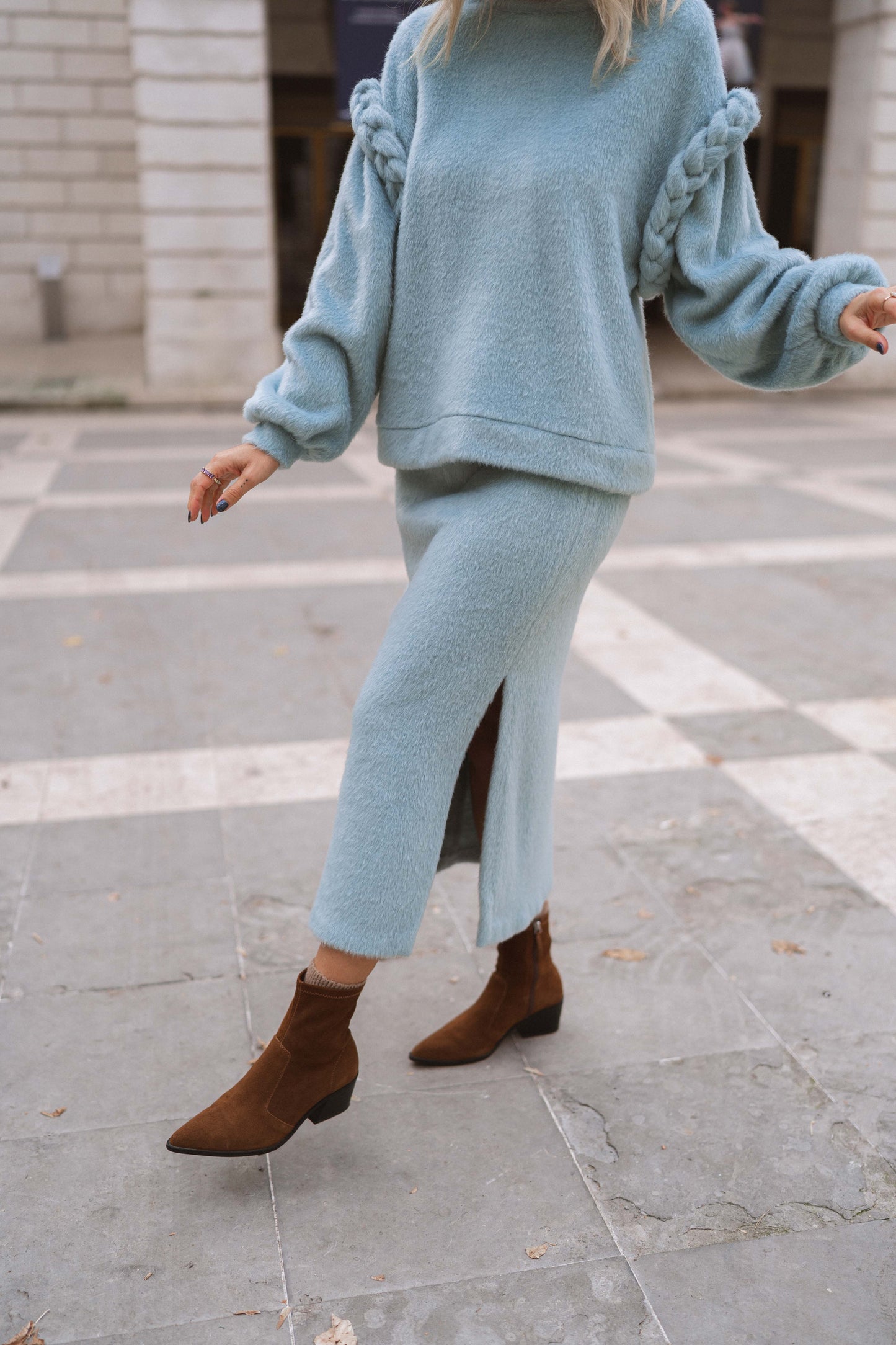 Baby Blue Skirt