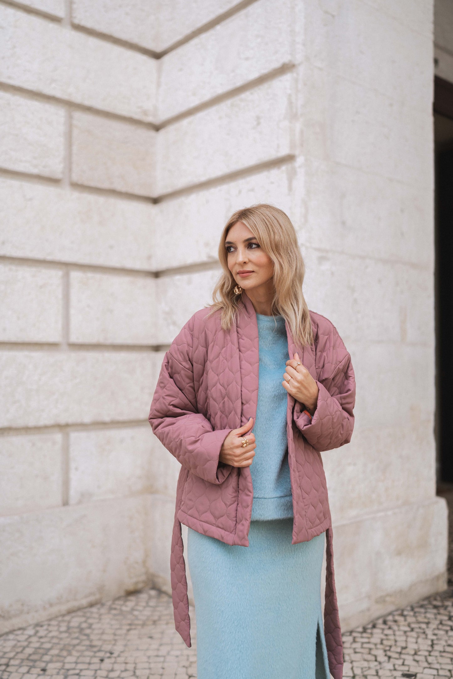 Air Blush Kimono