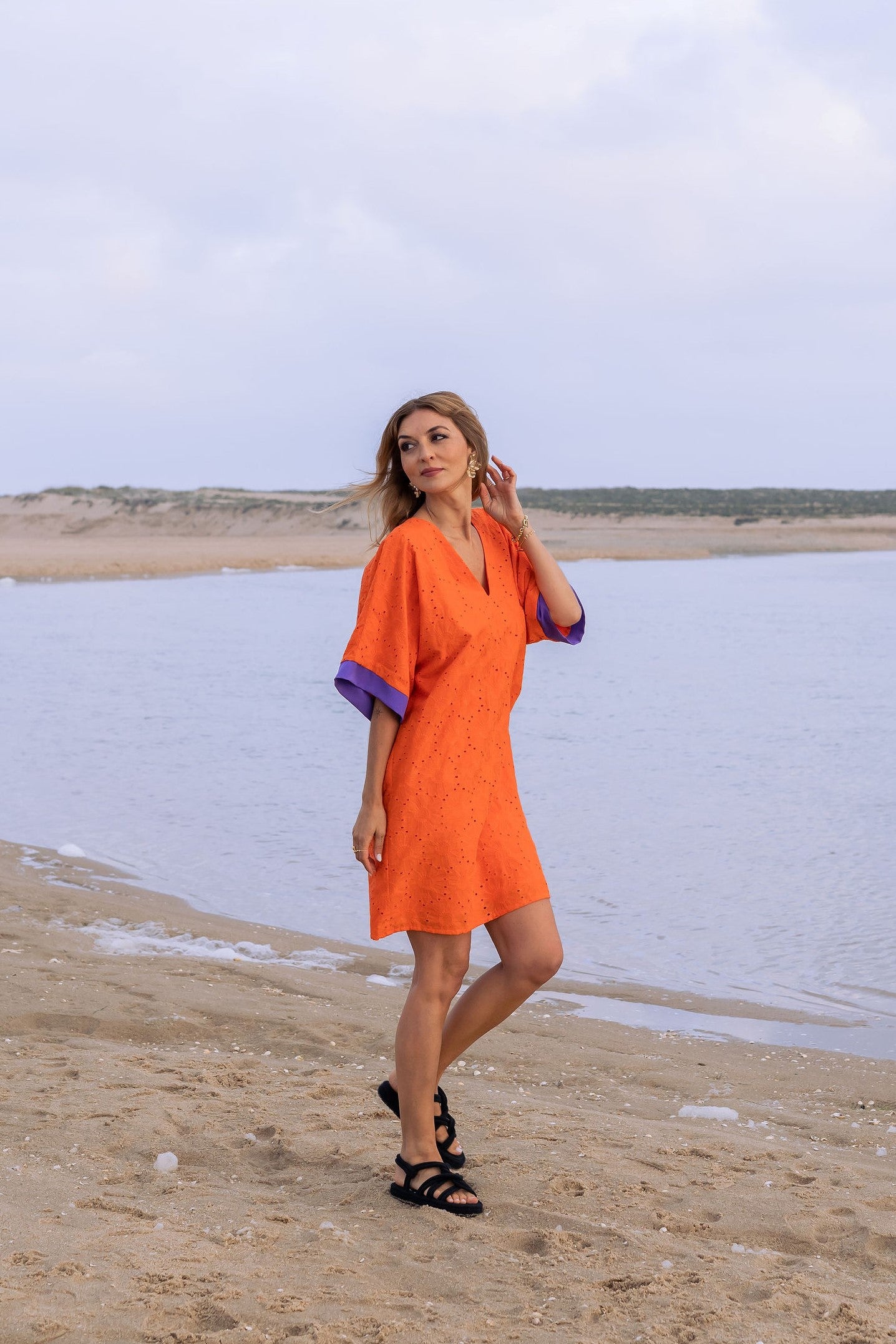 Krabi Orange Dress