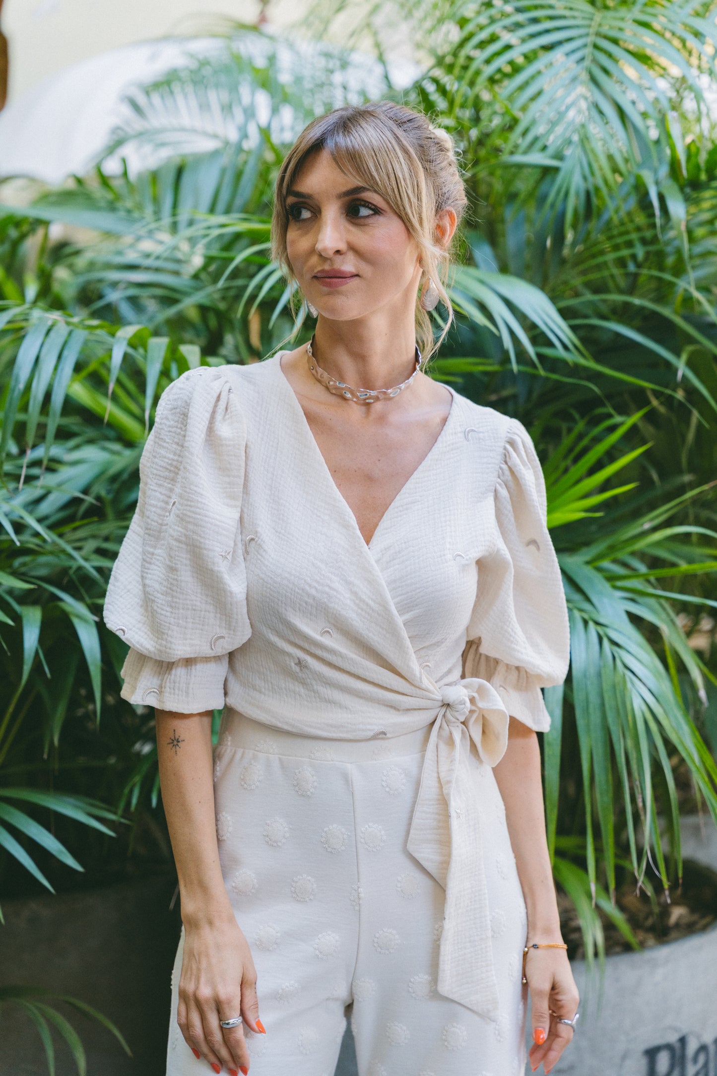 Serenita Cream Blouse