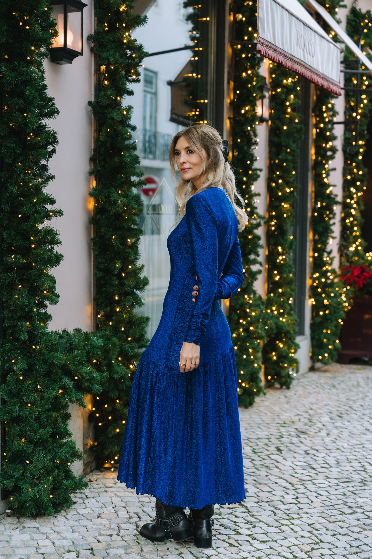 Light Blue Royal Dress