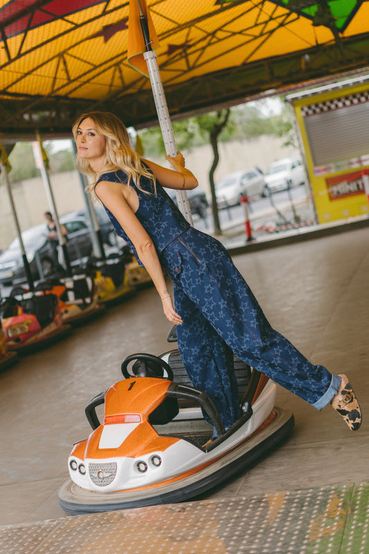 Stellar Blue Denim Trousers