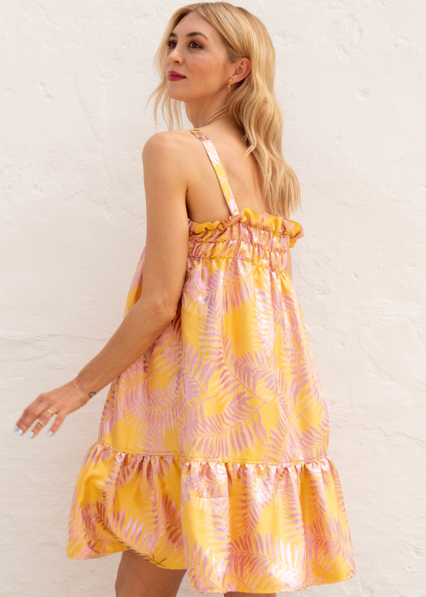 Thursday Yellow and Pink Dress