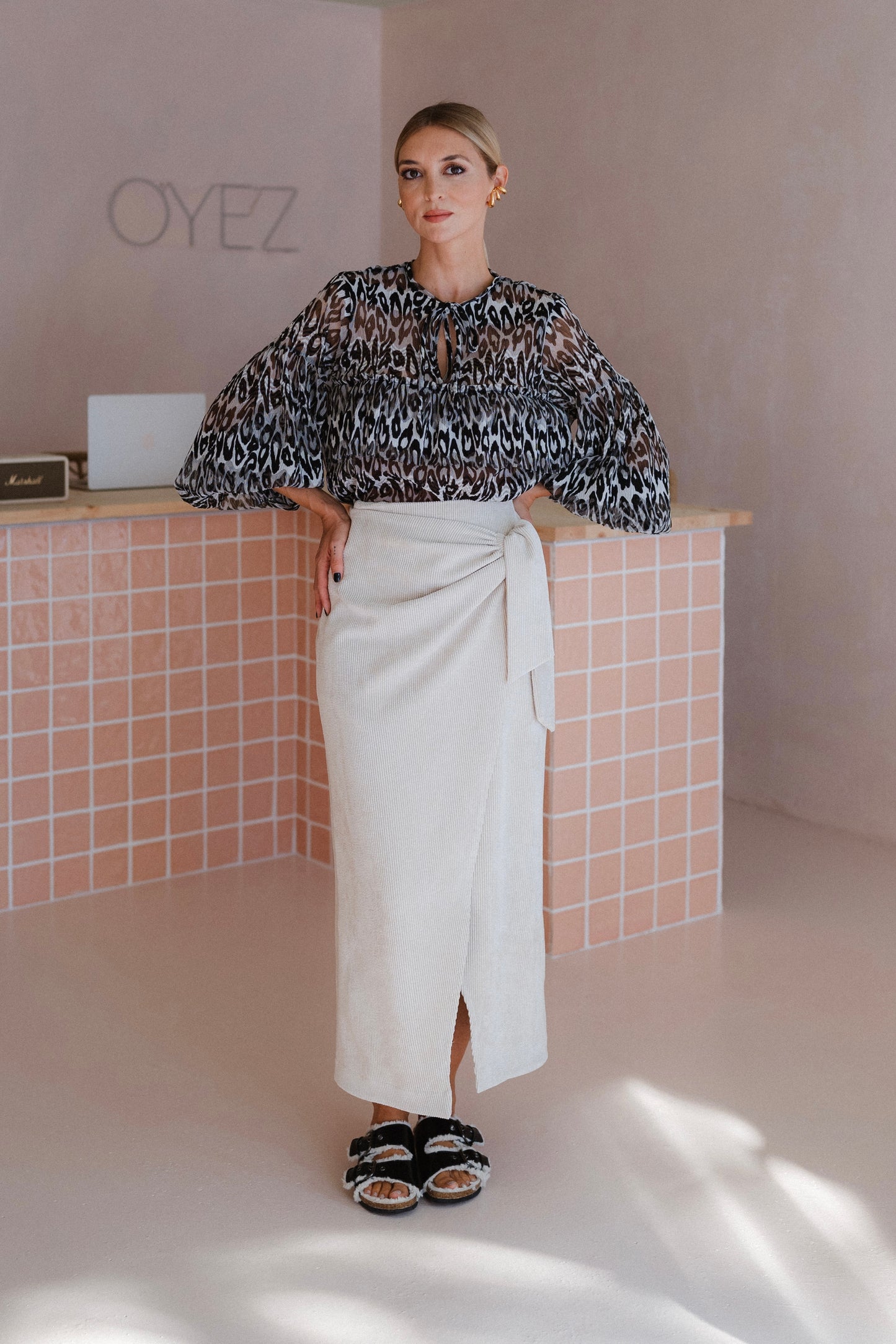 Heart Ivory Skirt