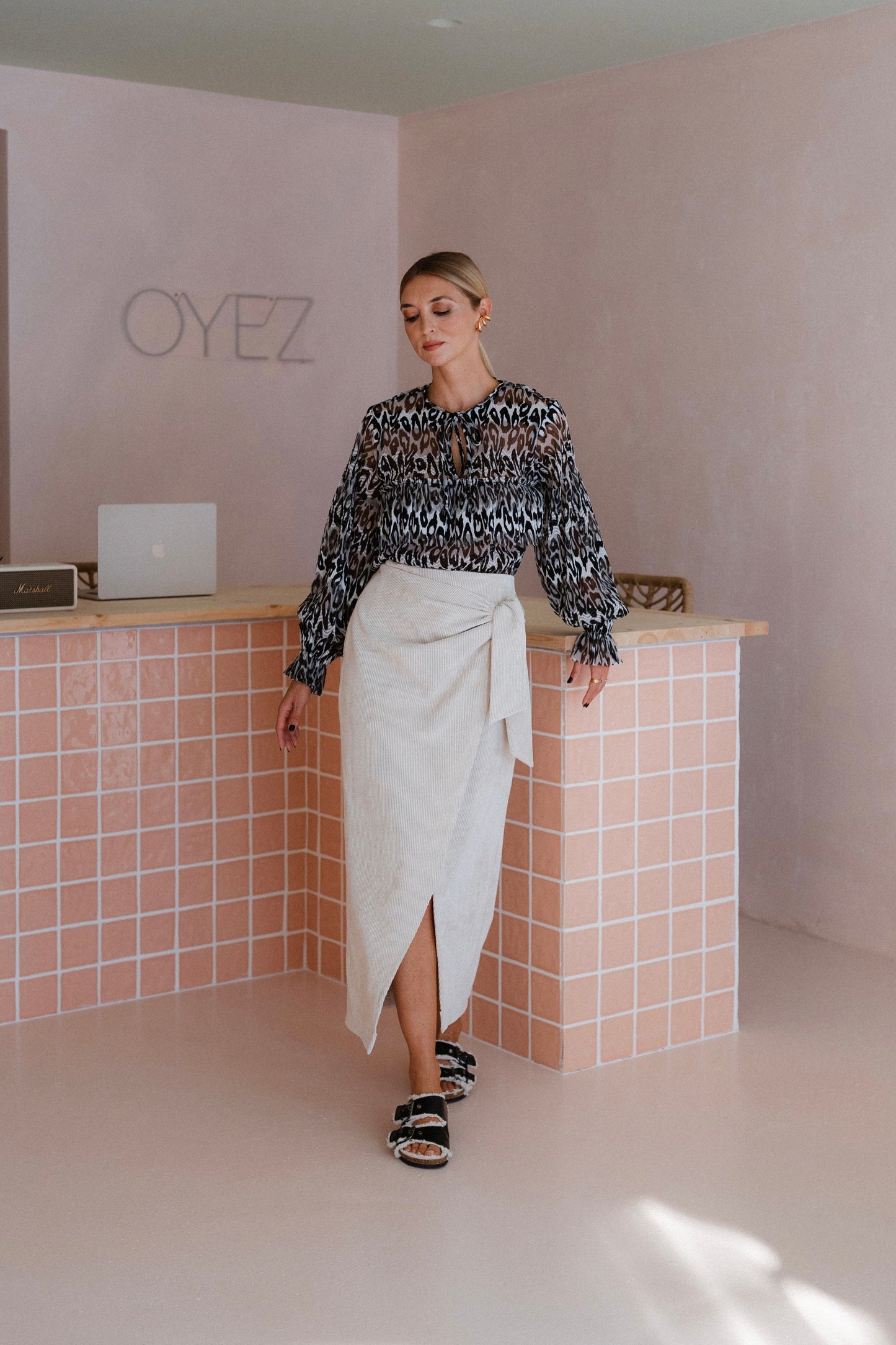 Heart Ivory Skirt