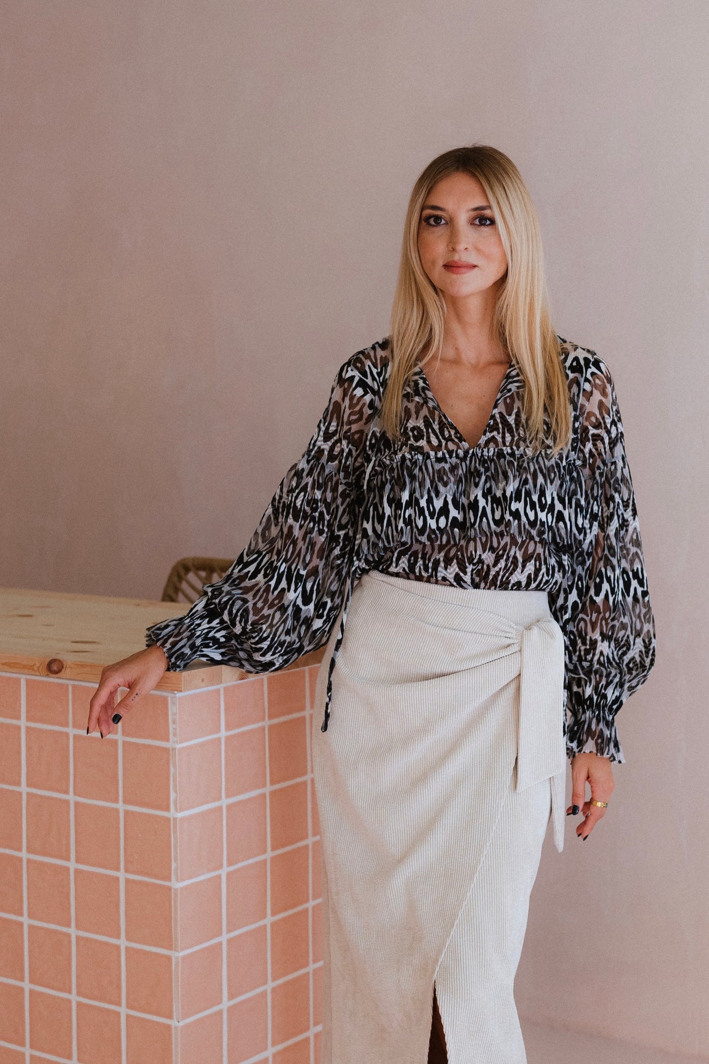Heart Ivory Skirt