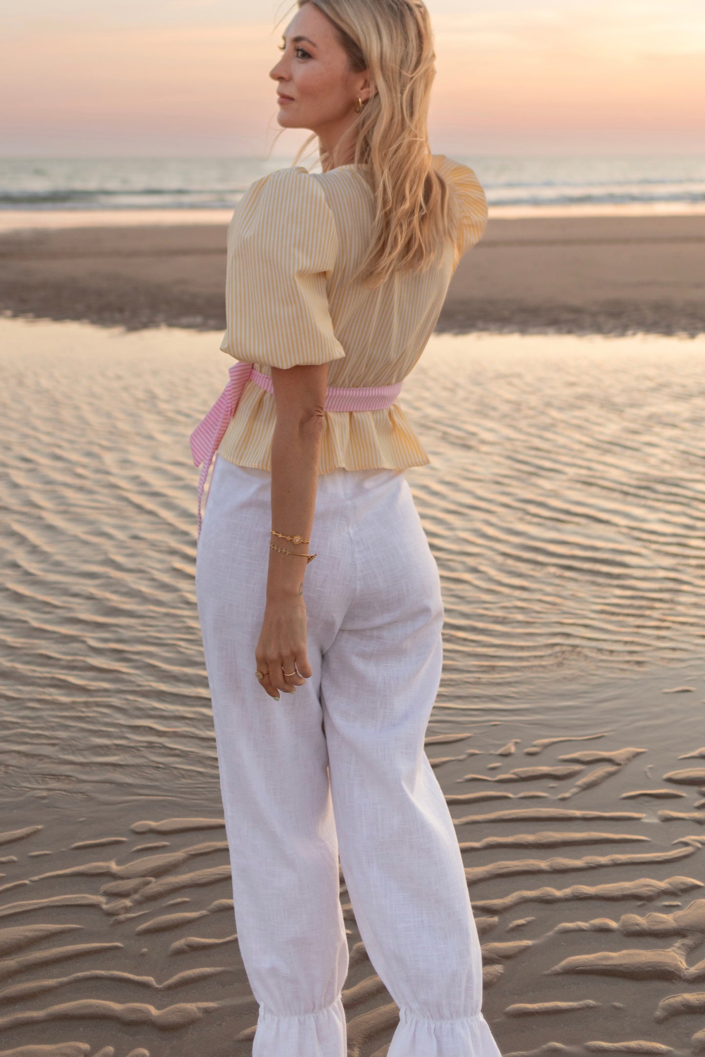 Stripes Yellow Blouse
