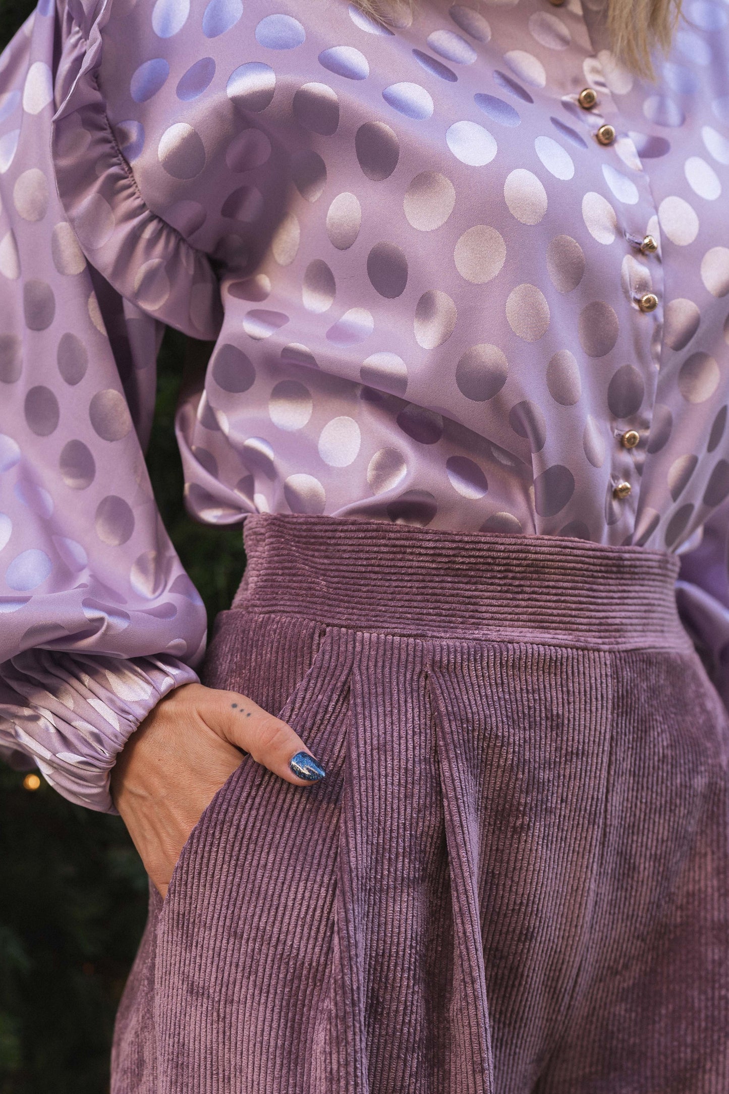 Wednesday Lilac Blouse