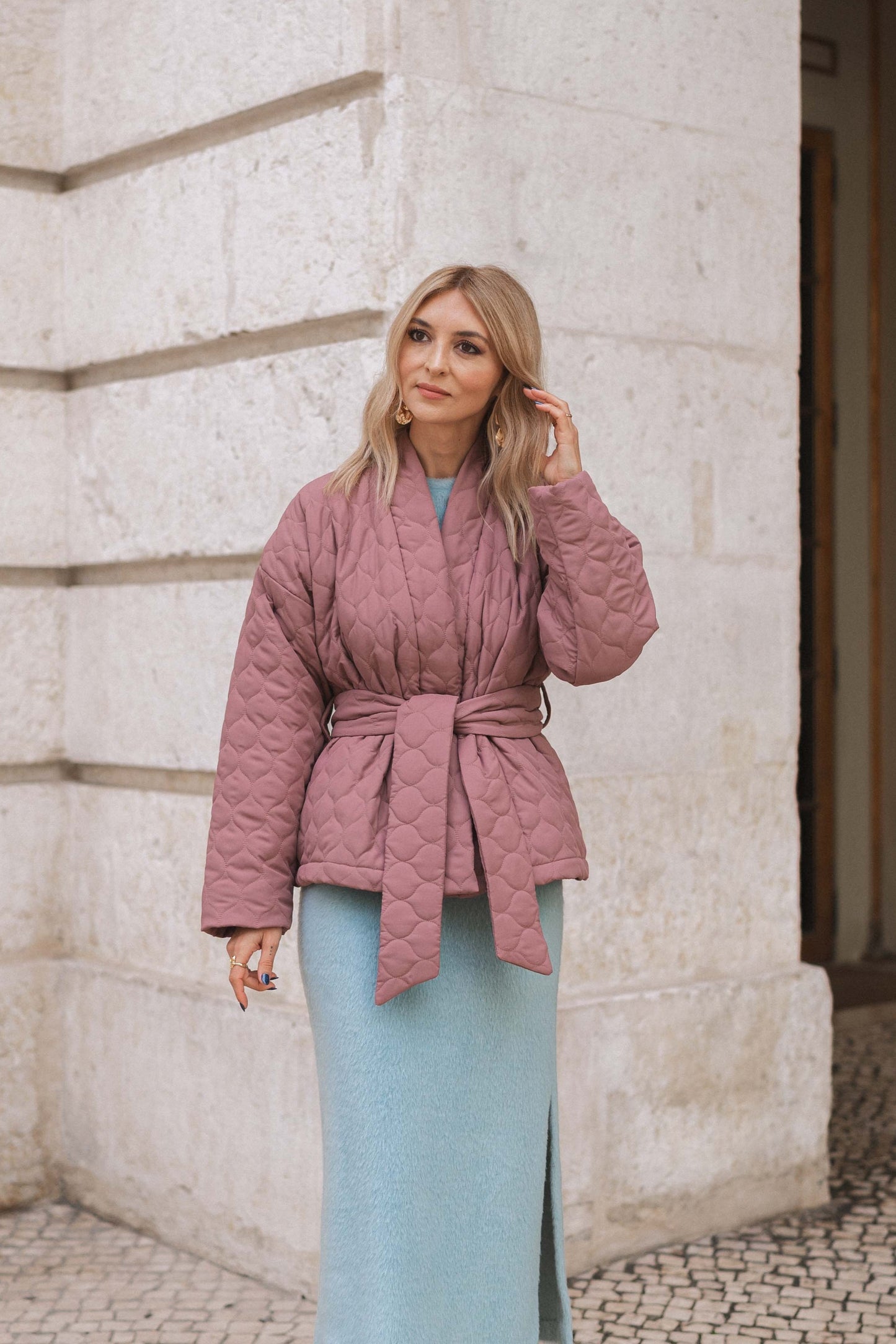 Air Blush Kimono