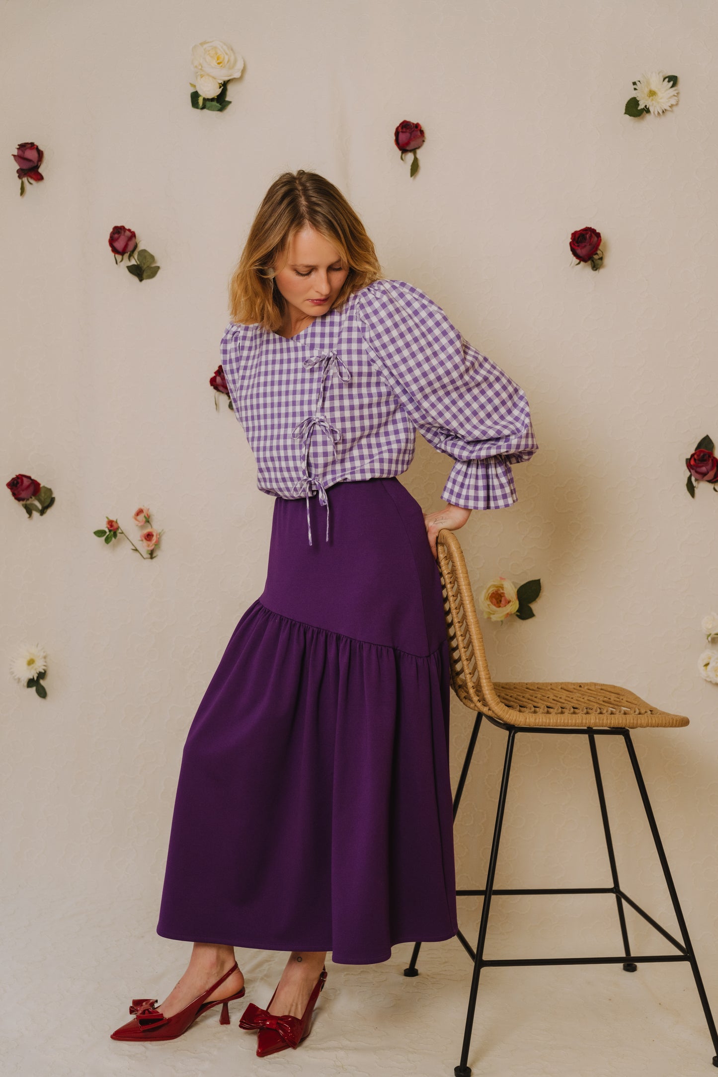 Petal Purple Skirt