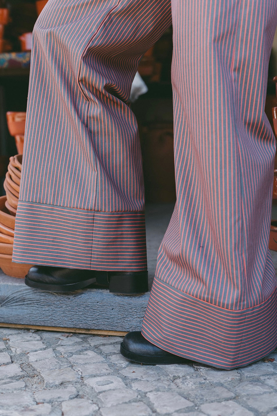 Pulse Trousers Caqui & Terracotta