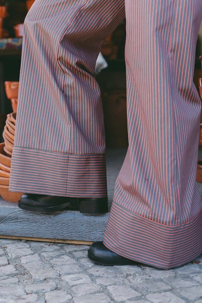 Pulse Trousers Caqui & Terracotta