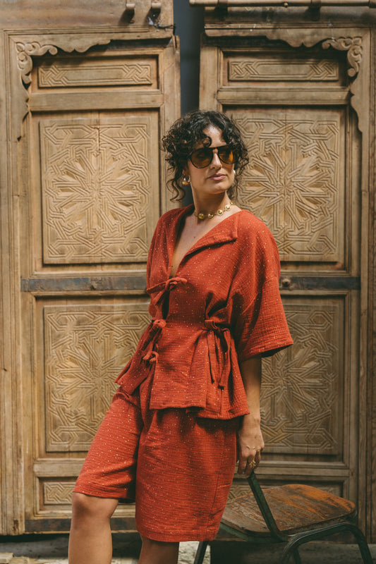 Sunday Terracota Blouse