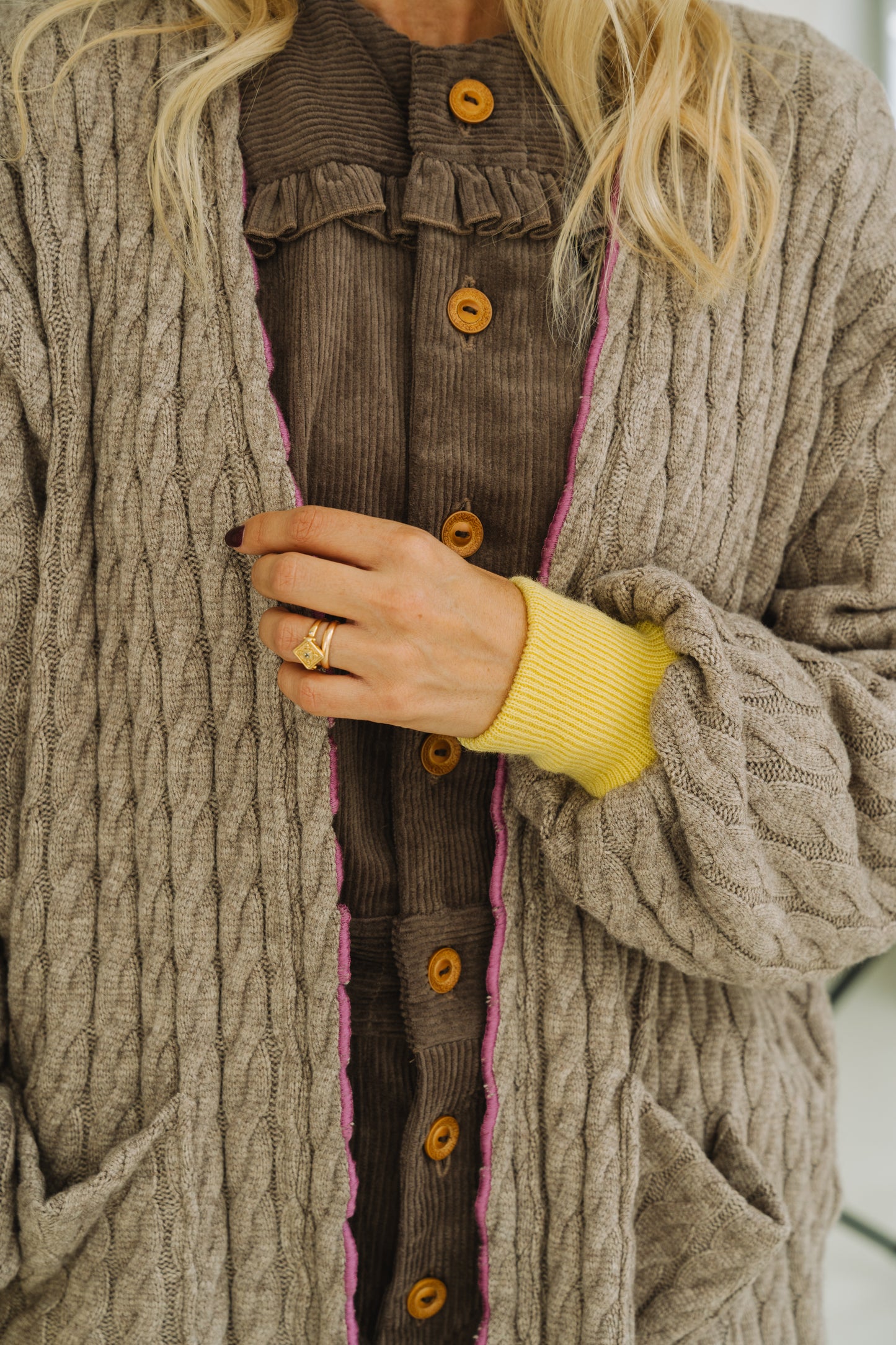 Cosy Toupe Cardigan