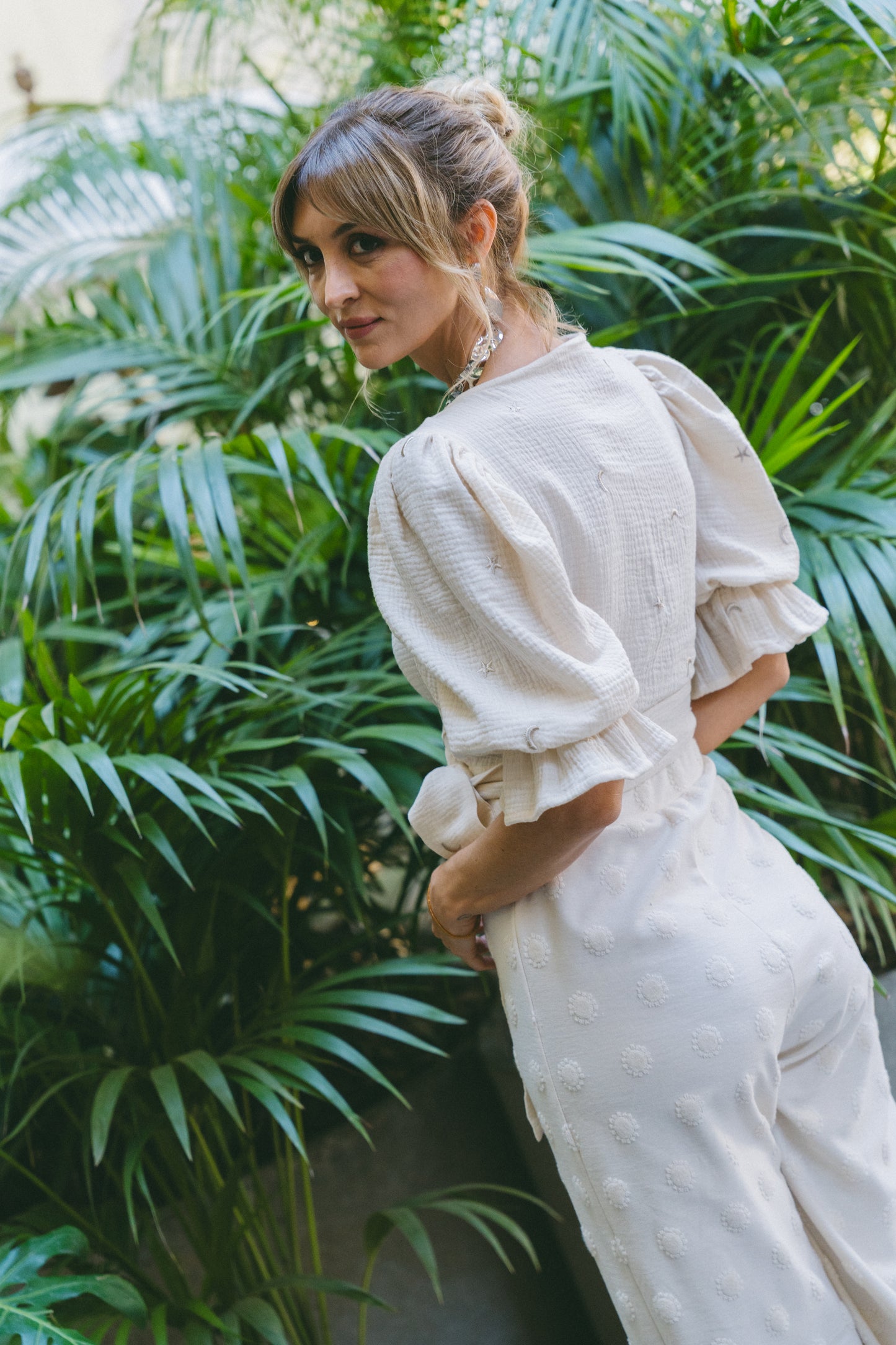 Serenita Cream Blouse