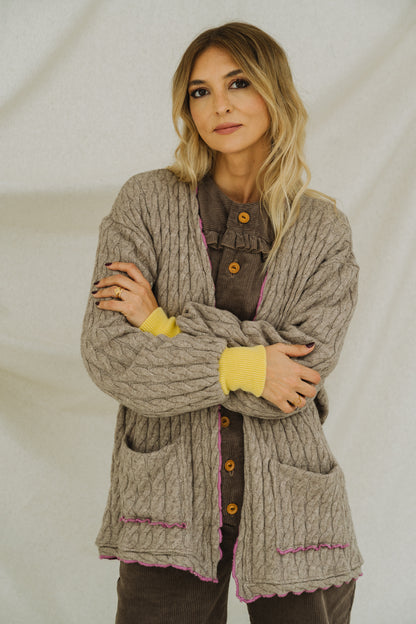 Cosy Toupe Cardigan
