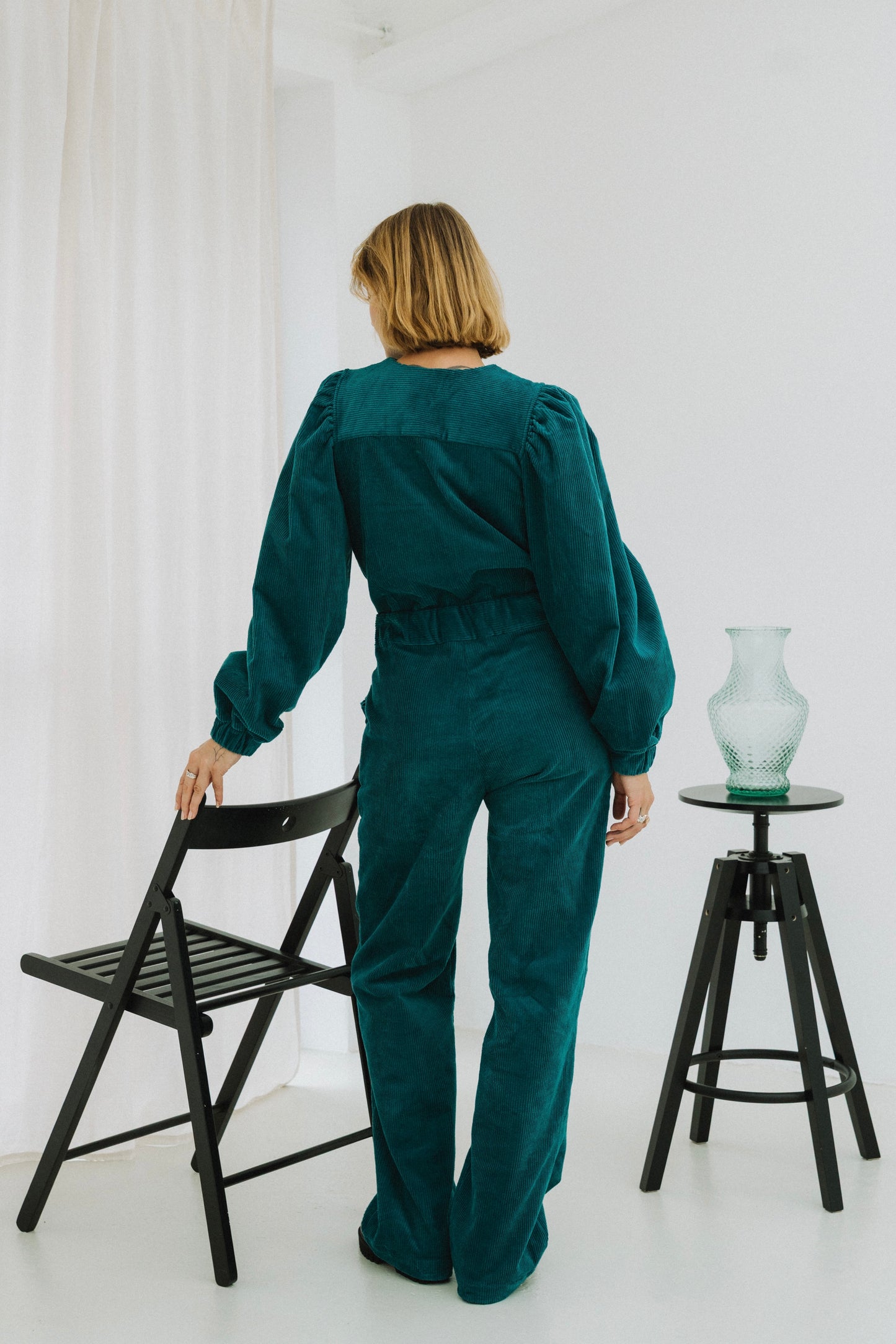 Wednesday Petroleum Blue Jumpsuit