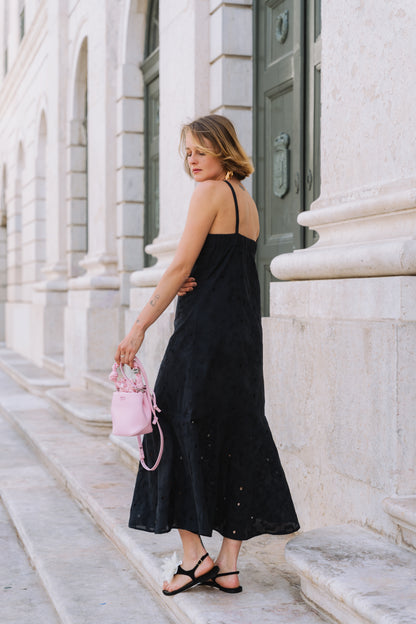 Airy Black Dress