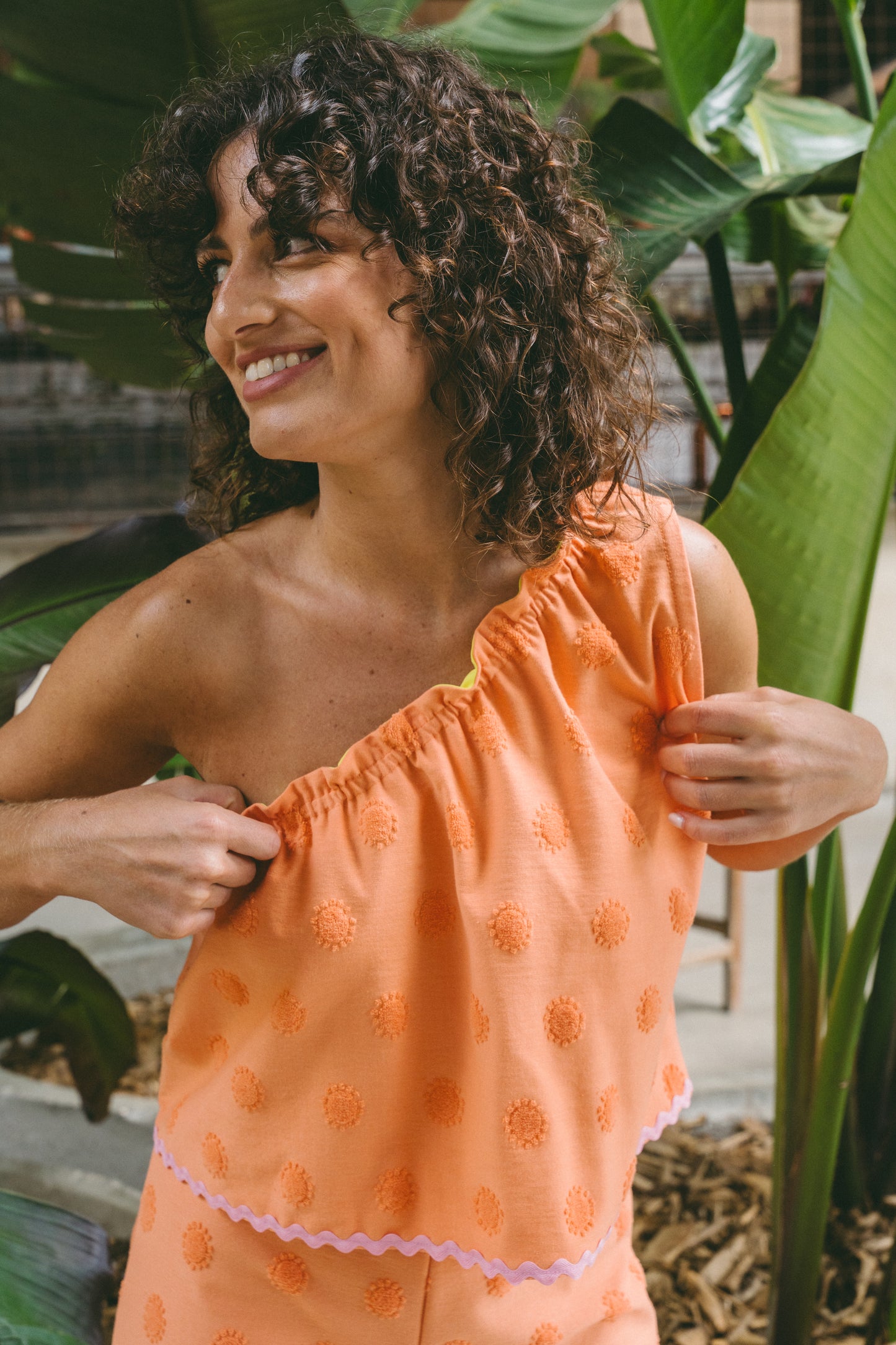 Monday Orange Matching Set
