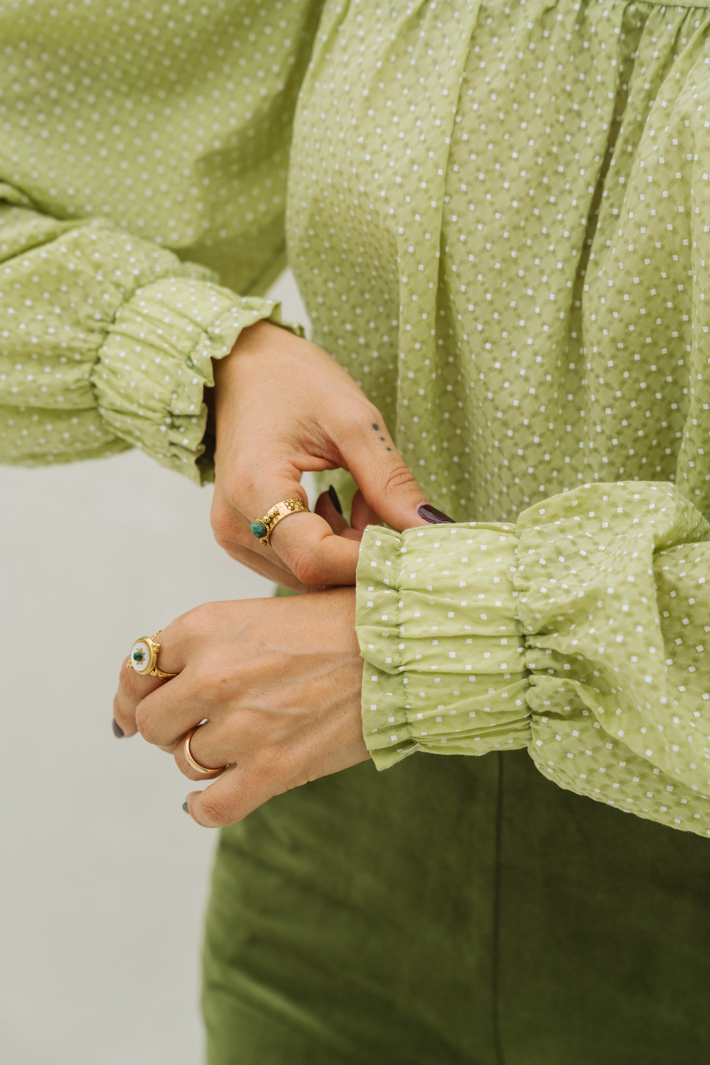 Thursday Candy Green Blouse