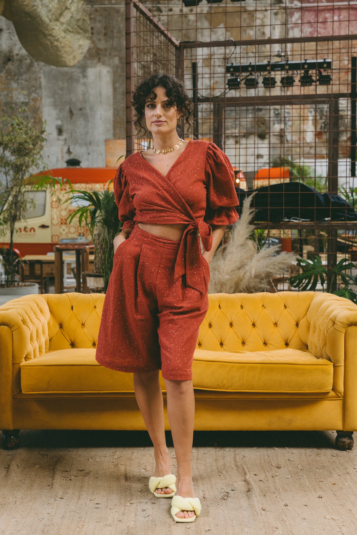 Serenita Terracota Blouse